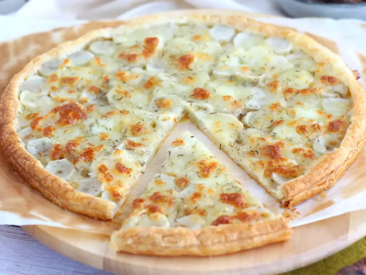 Тарт от бутер тесто с йерусалимски артишок