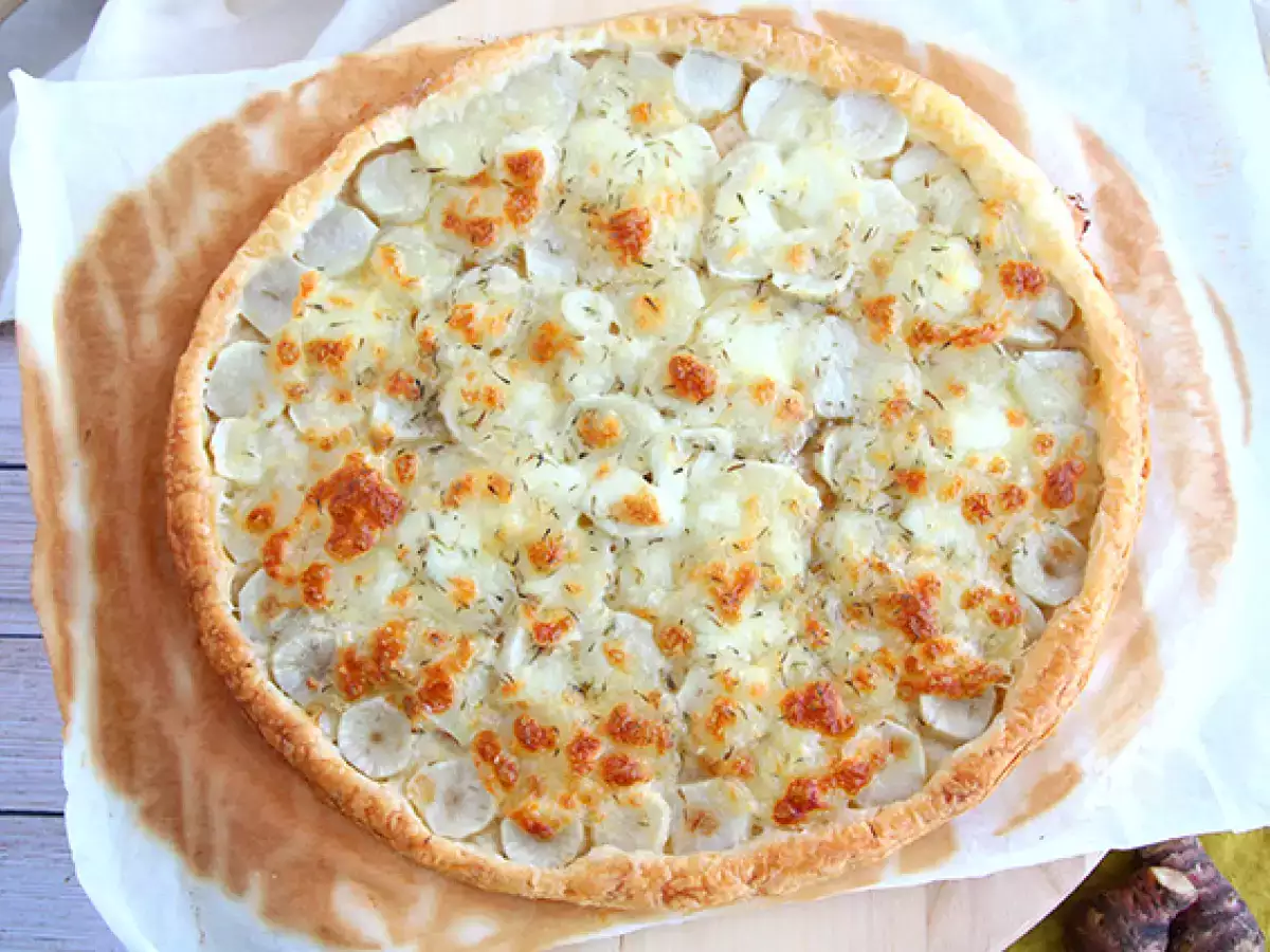 Тарт от бутер тесто с йерусалимски артишок - снимка 2