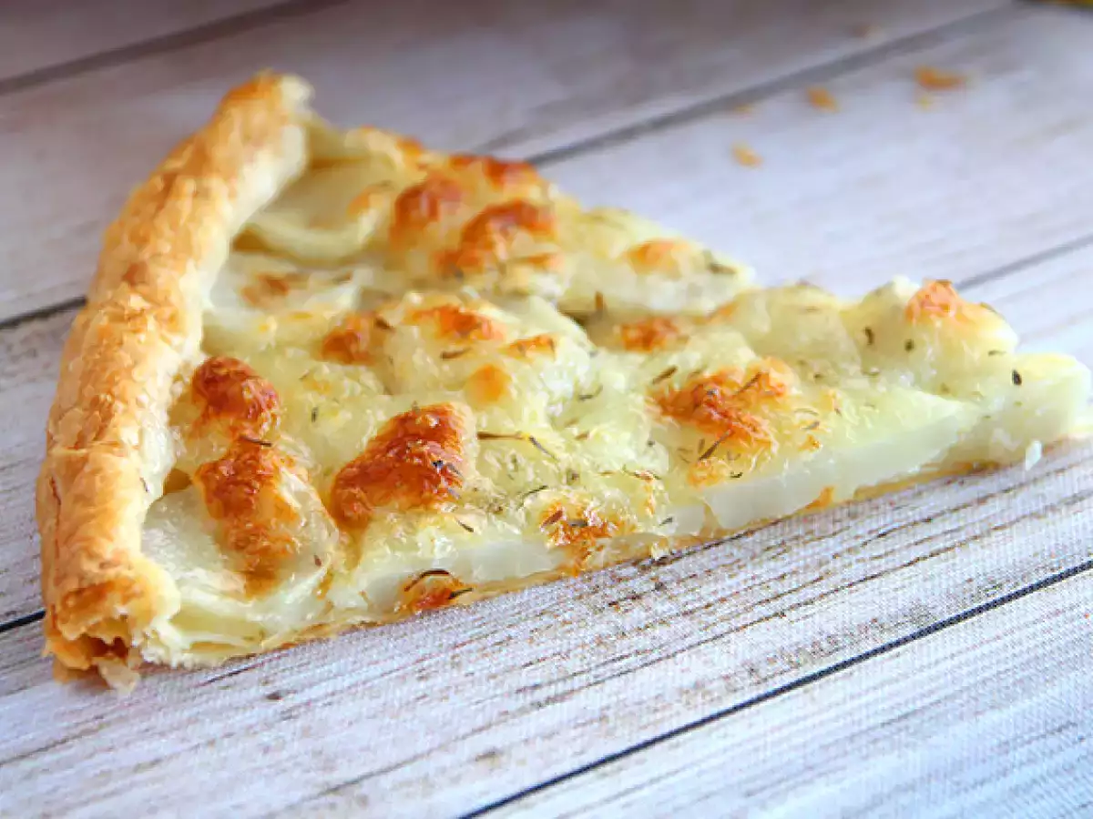 Тарт от бутер тесто с йерусалимски артишок - снимка 4