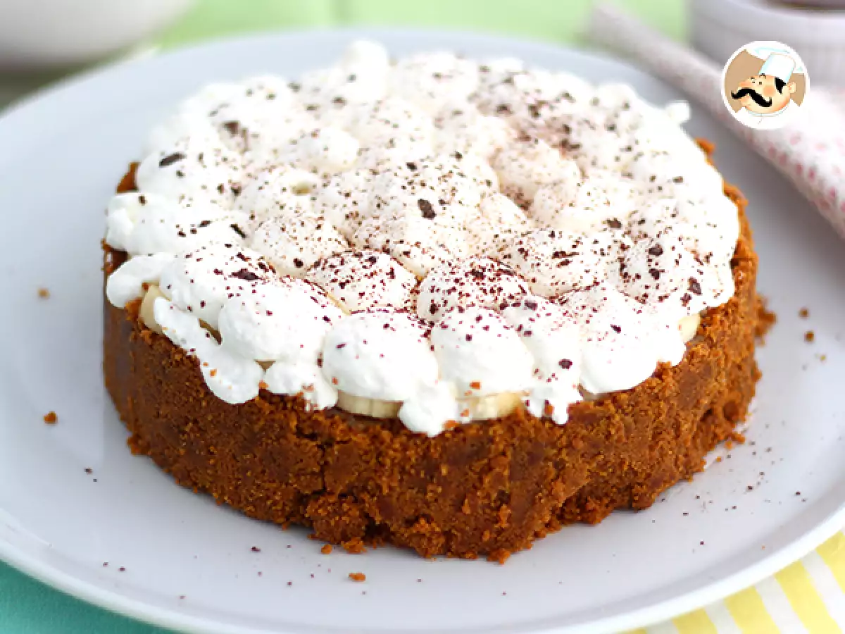 Тарт с банофи, банан и карамел