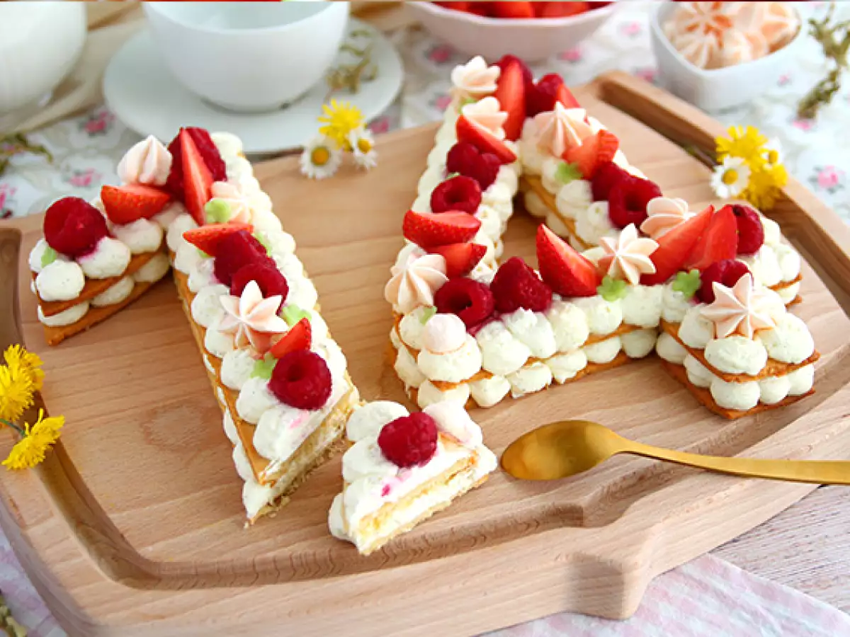 Тарт с цифри (Number cake) - снимка 2