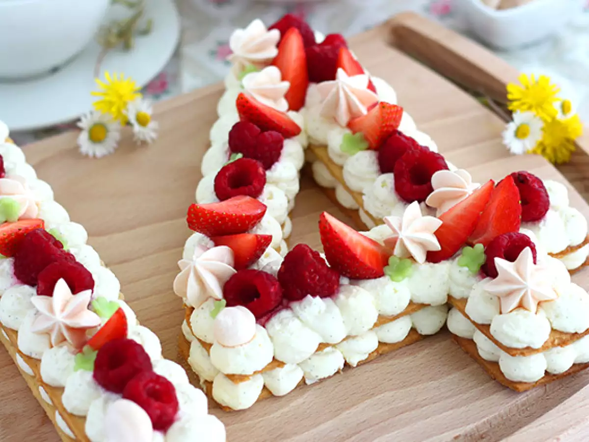 Тарт с цифри (Number cake) - снимка 4