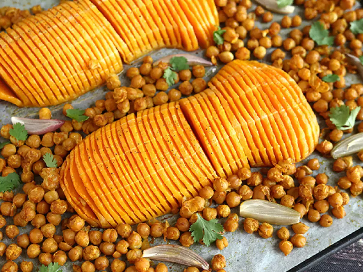 Тиква цигулка по метода Hasselback: любимата ви нова гарнитура! - снимка 4