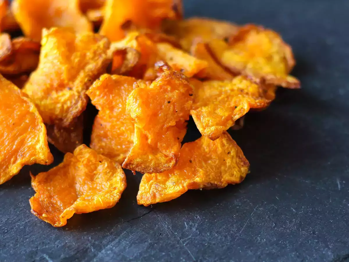 Тиквен чипс във фритюрник: лек и вкусен - снимка 4