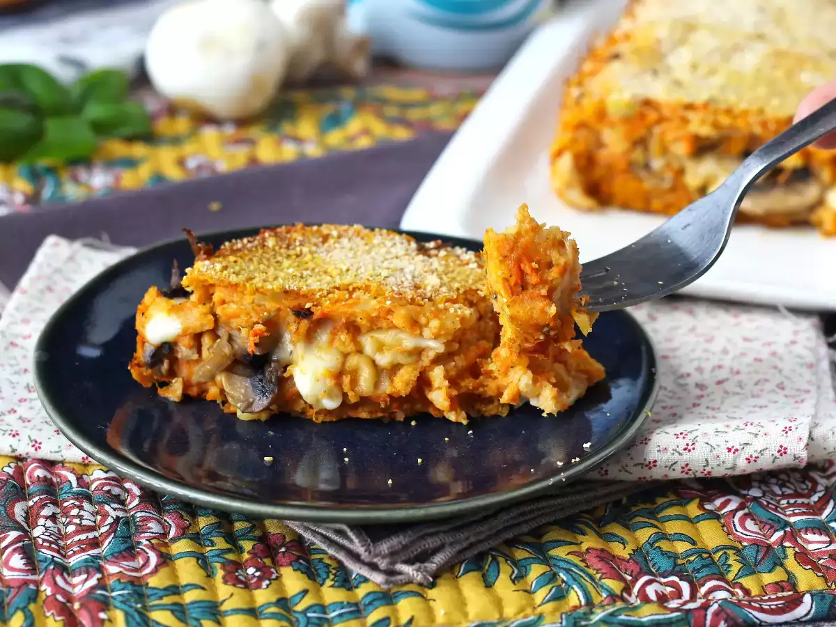 Тиквено кюфте с гъби и жилаво сирене скаморца: вкусна и лесна печена рецепта - снимка 2