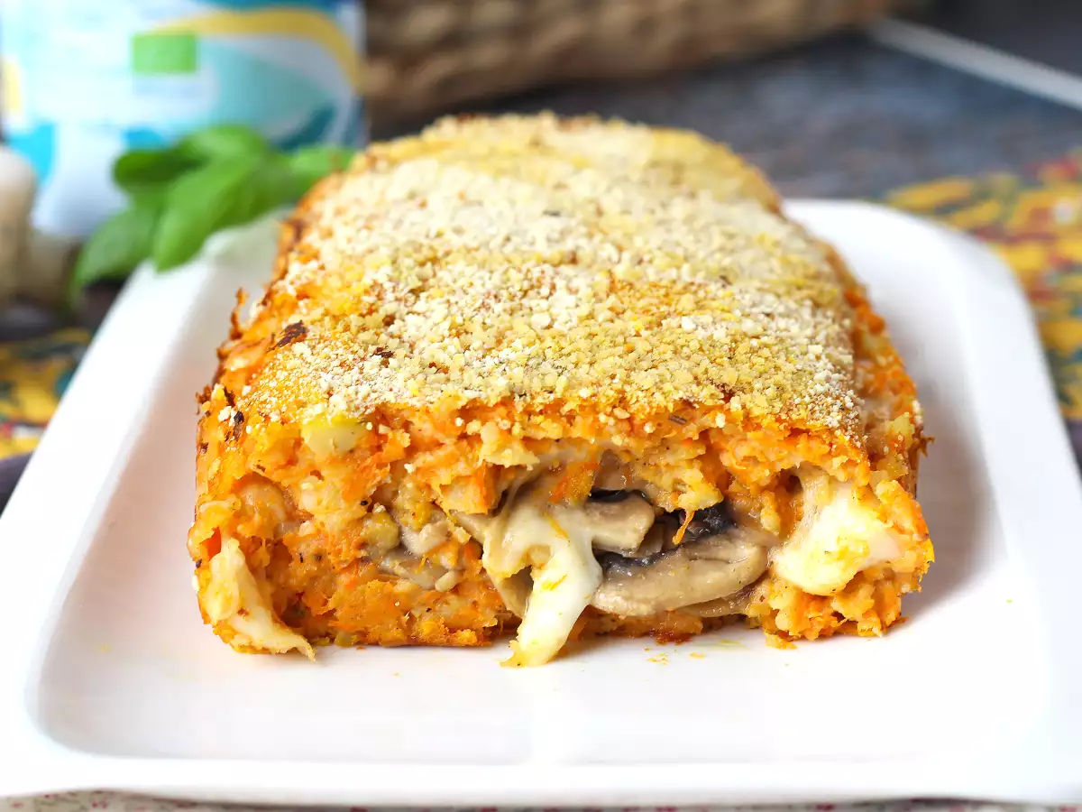 Тиквено кюфте с гъби и жилаво сирене скаморца: вкусна и лесна печена рецепта - снимка 3