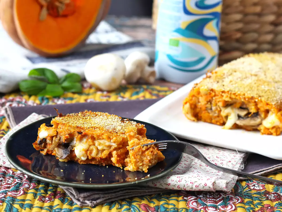 Тиквено кюфте с гъби и жилаво сирене скаморца: вкусна и лесна печена рецепта - снимка 5