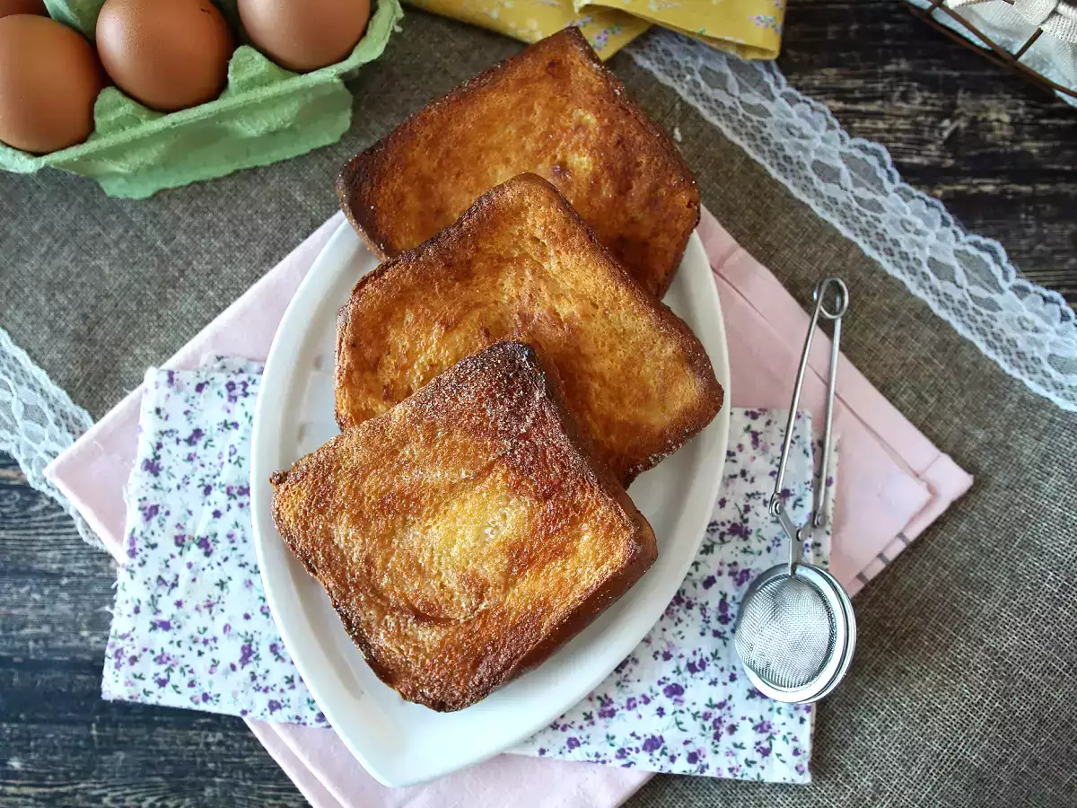 Torrijas във фритюрник с хляб от бриош - традиция без усложнения - снимка 8