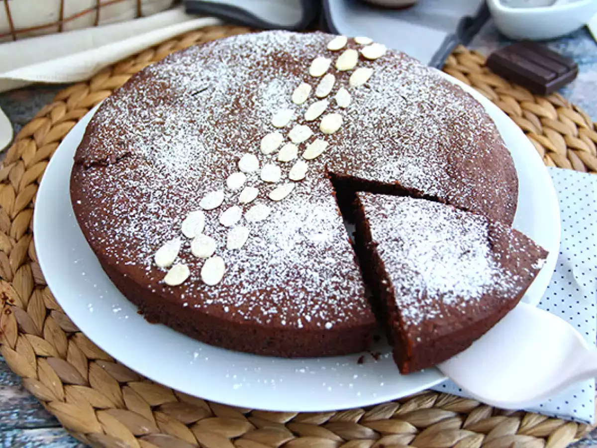 Torta caprese fondante - снимка 5
