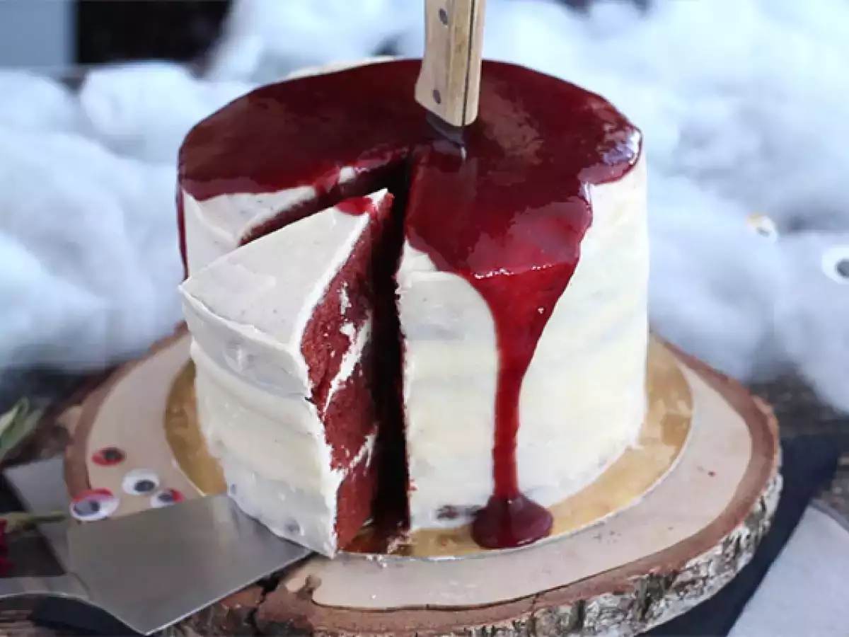 Торта „Red Velvet“ специално за Хелоуин! - снимка 2