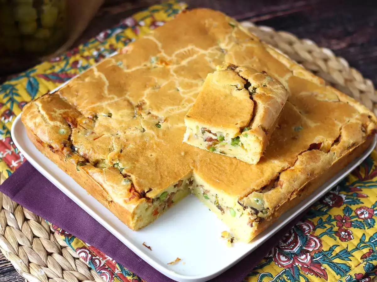 Торта със сардини: проста, влажна и вкусна рецепта - снимка 5