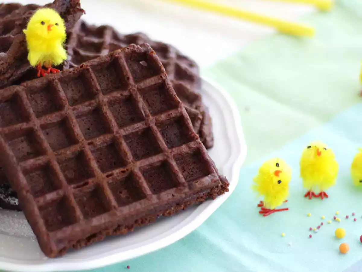 Вафли с брауни - снимка 2