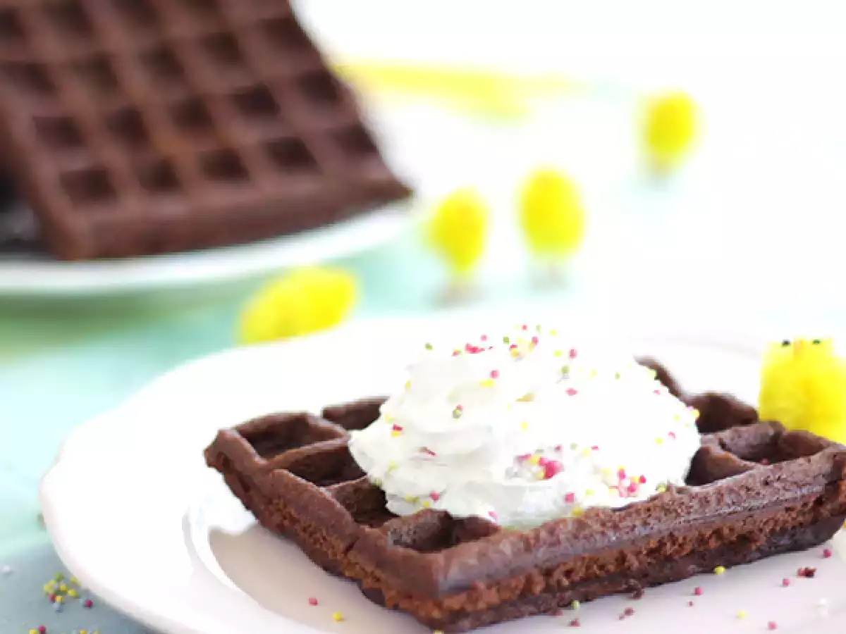 Вафли с брауни - снимка 3