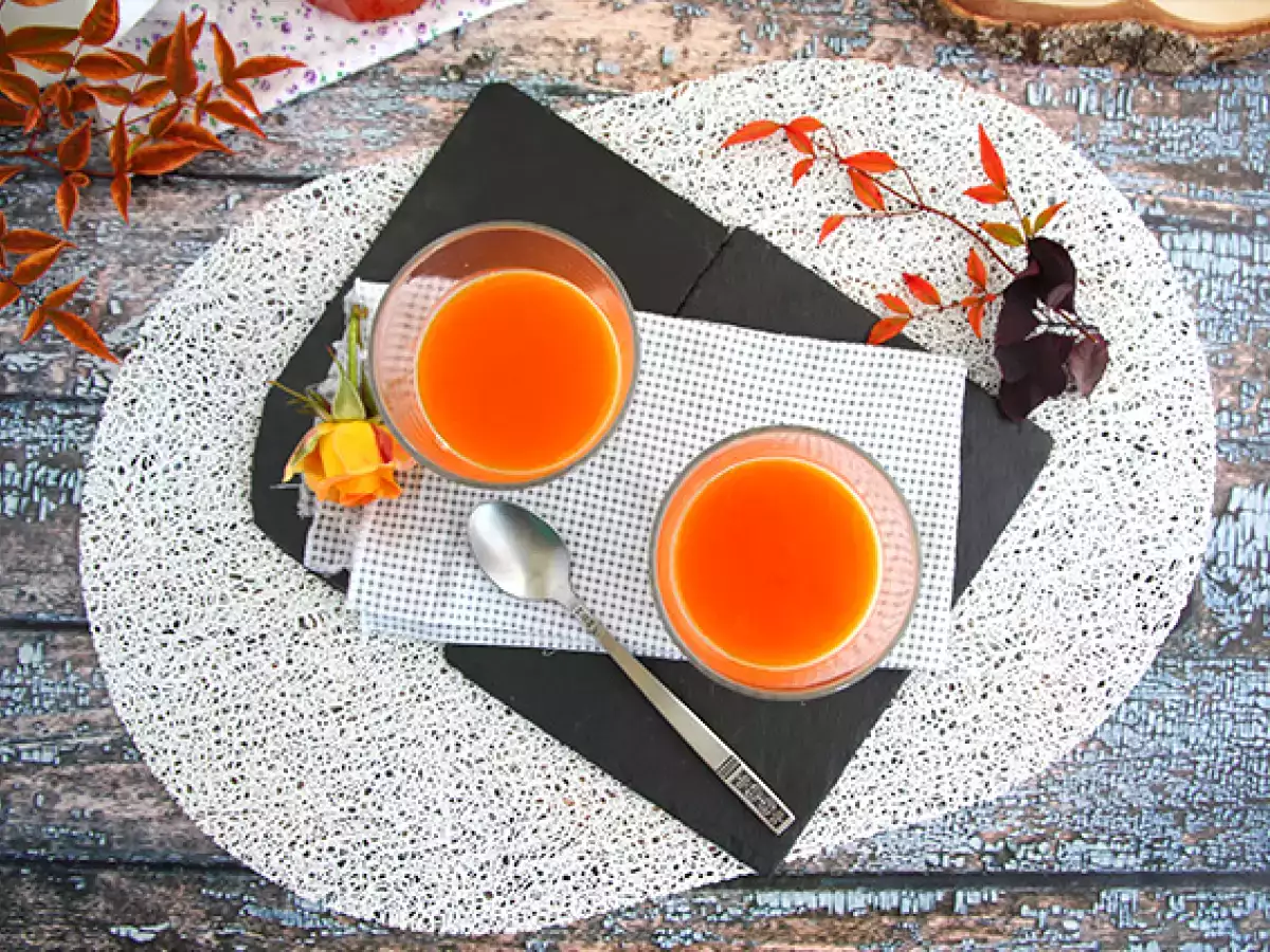 Ванилова панакота с кайсиево кули - снимка 2