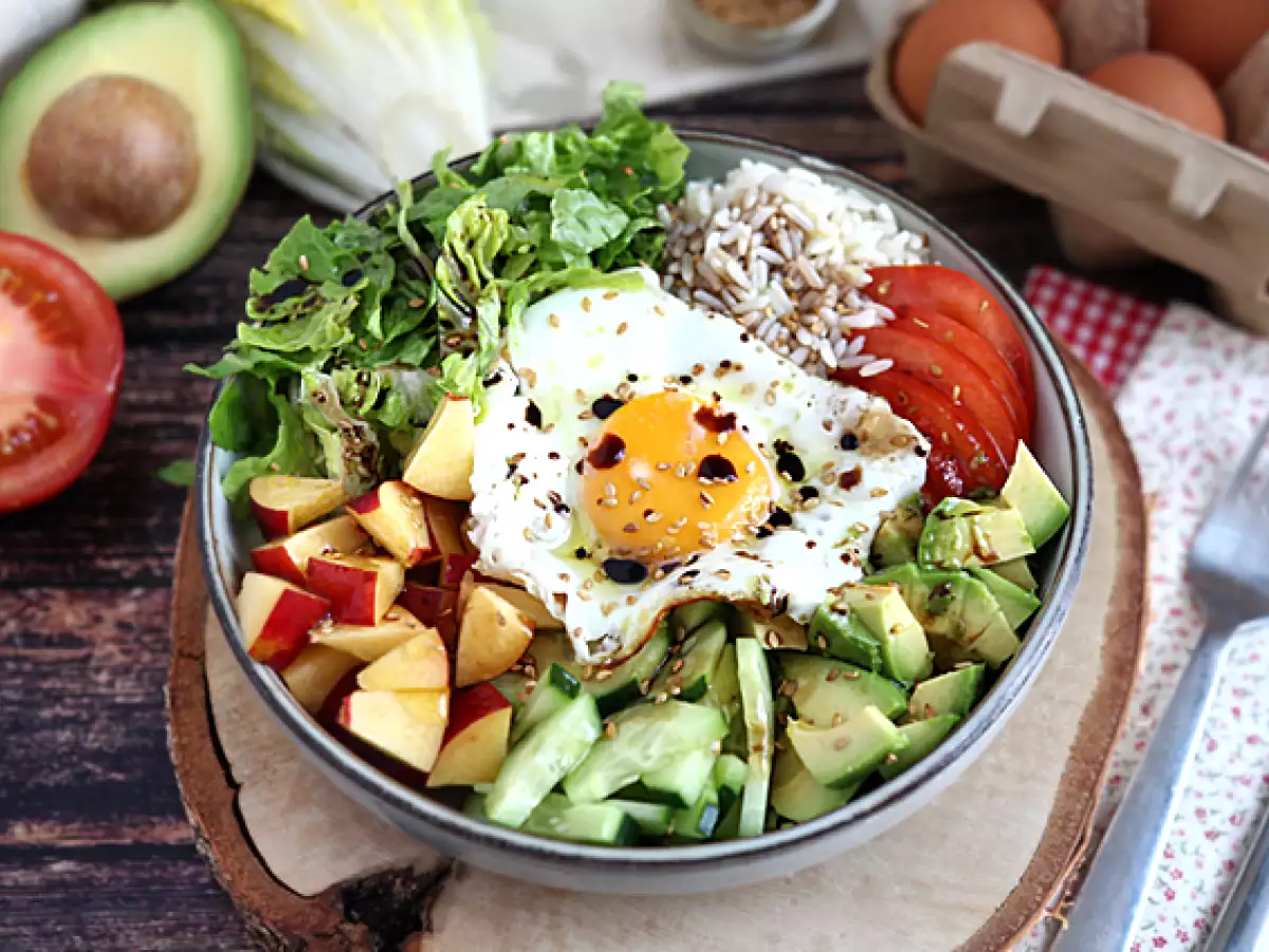 Вегетарианска купа Буда - прекрасно балансирана и цветна салата! - снимка 3