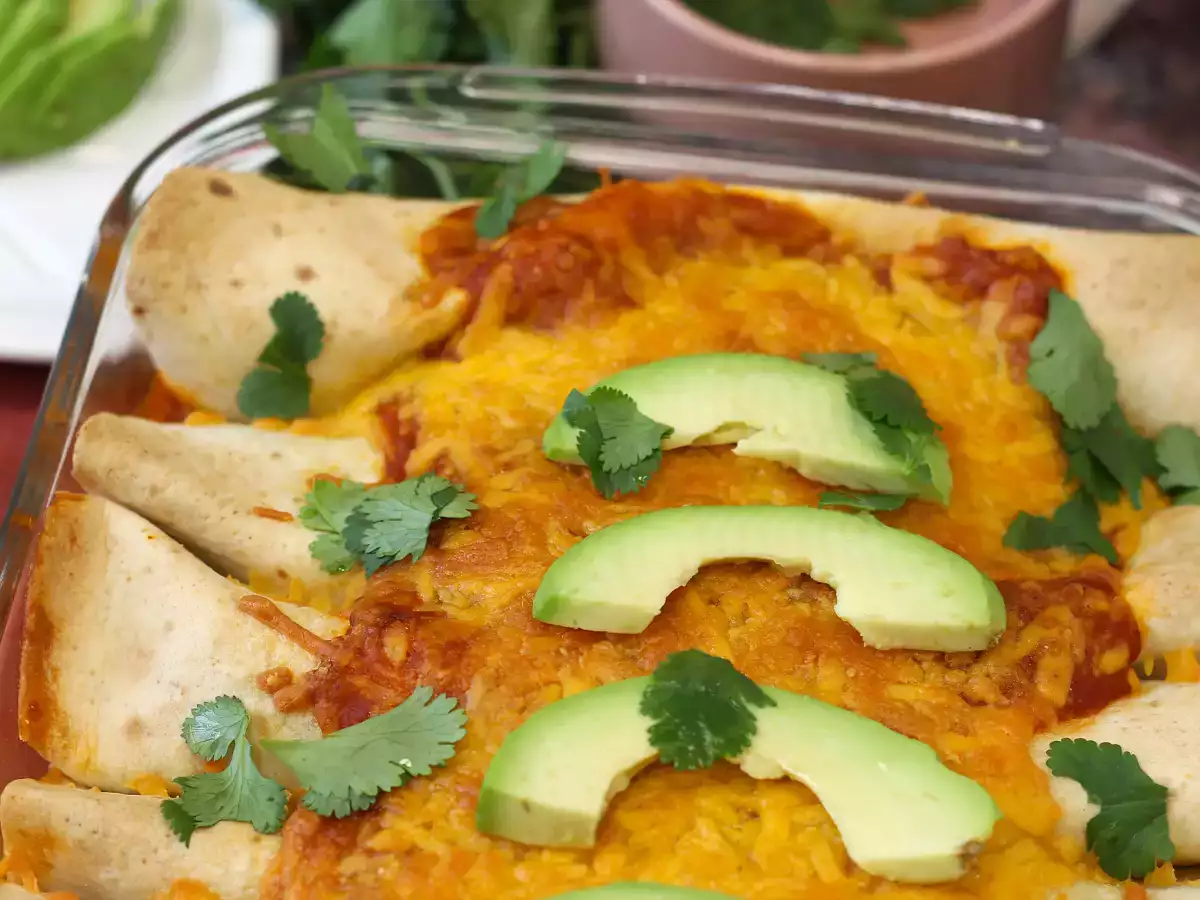 Вегетариански енчиладас - снимка 2