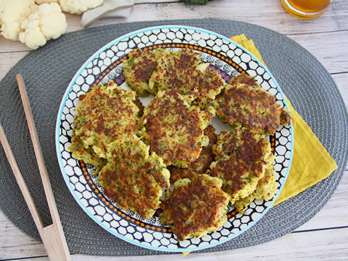 Зеленчукови кюфтенца от карфиол и броколи с къри - снимка 2